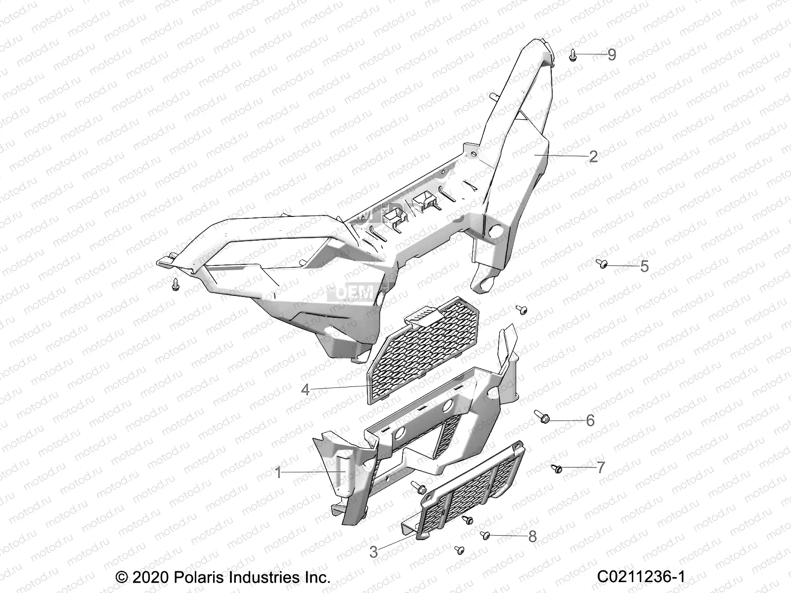 BODY | BODY, FRONT BUMPER - A21SEE57F1/F57C1/F1/S57C1/C2/C5/F1/F2 (C0211236-1)