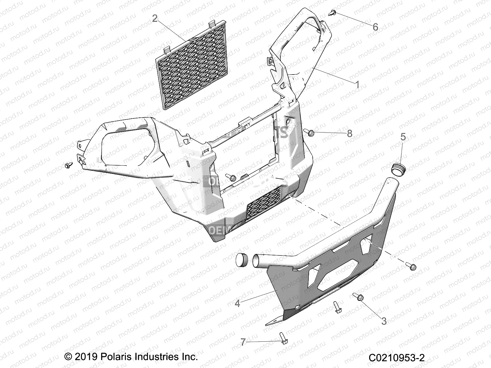 BODY | BODY, FRONT BUMPER - A21SGE95FK/S95CK/S95FK (C0210953-2)