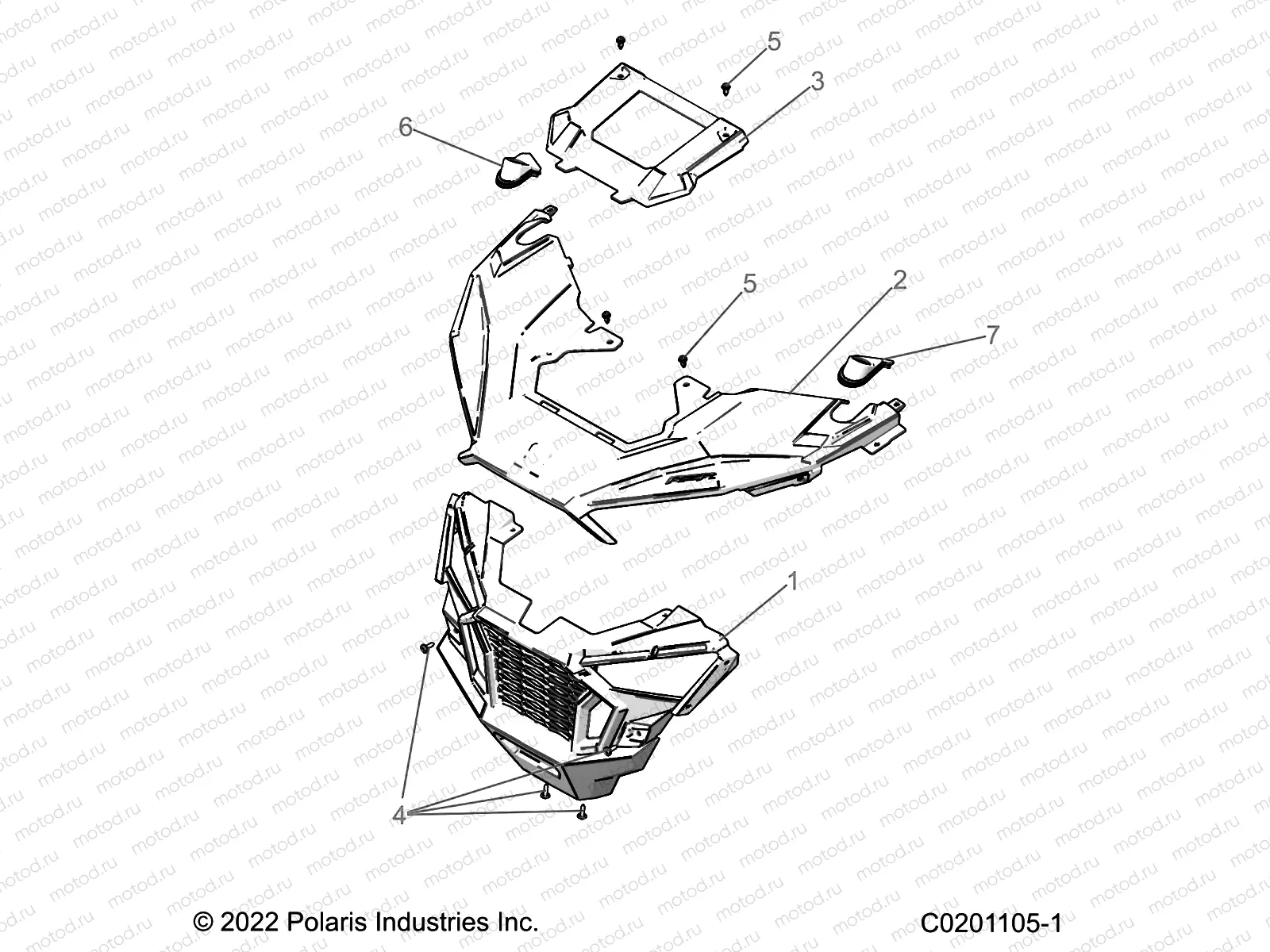 BODY | BODY, FRONT BUMPER and HOOD - Z21HCB18B2 (C0201105-1)
