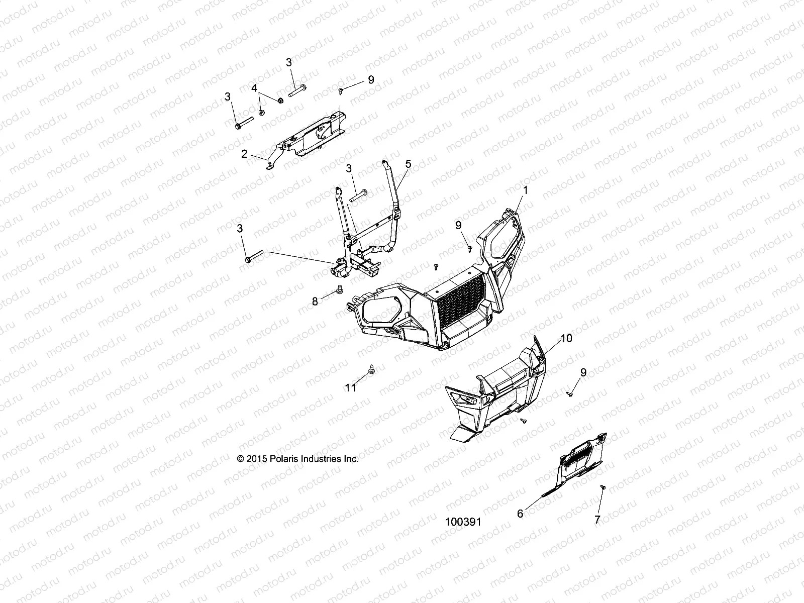 BODY | BODY, FRONT BUMPER and MOUNTING - A16SET57C1/C7/SES57C1/C2/SBT57C1 (100391)