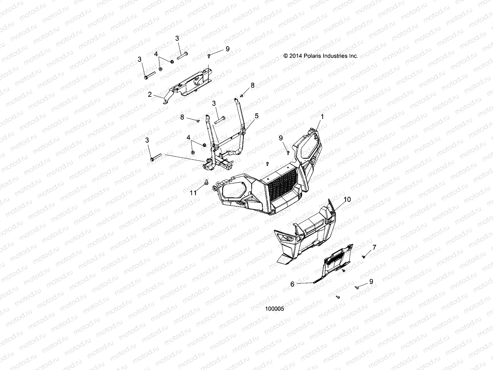 BODY | BODY, FRONT BUMPER and MOUNTING - A16SHS57CM (100005)