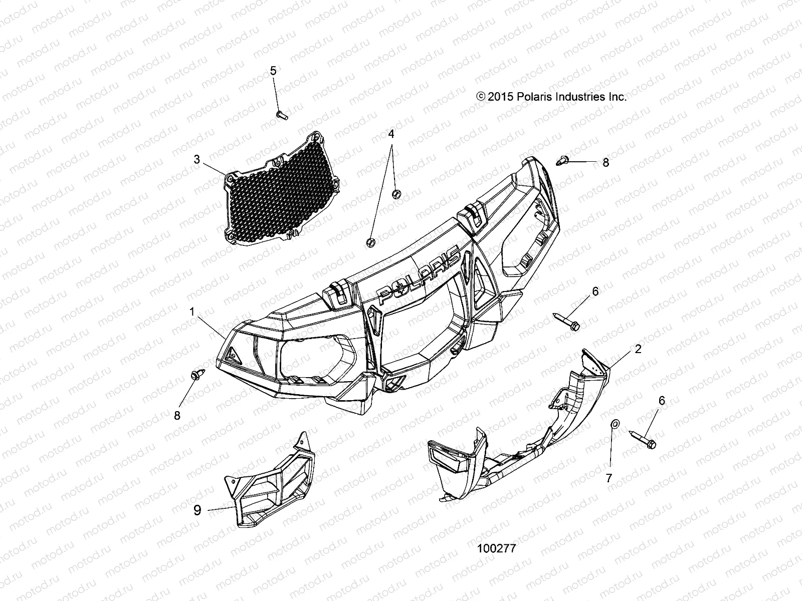 BODY | BODY, FRONT BUMPER and MOUNTING - A16SYS95CK (100277)