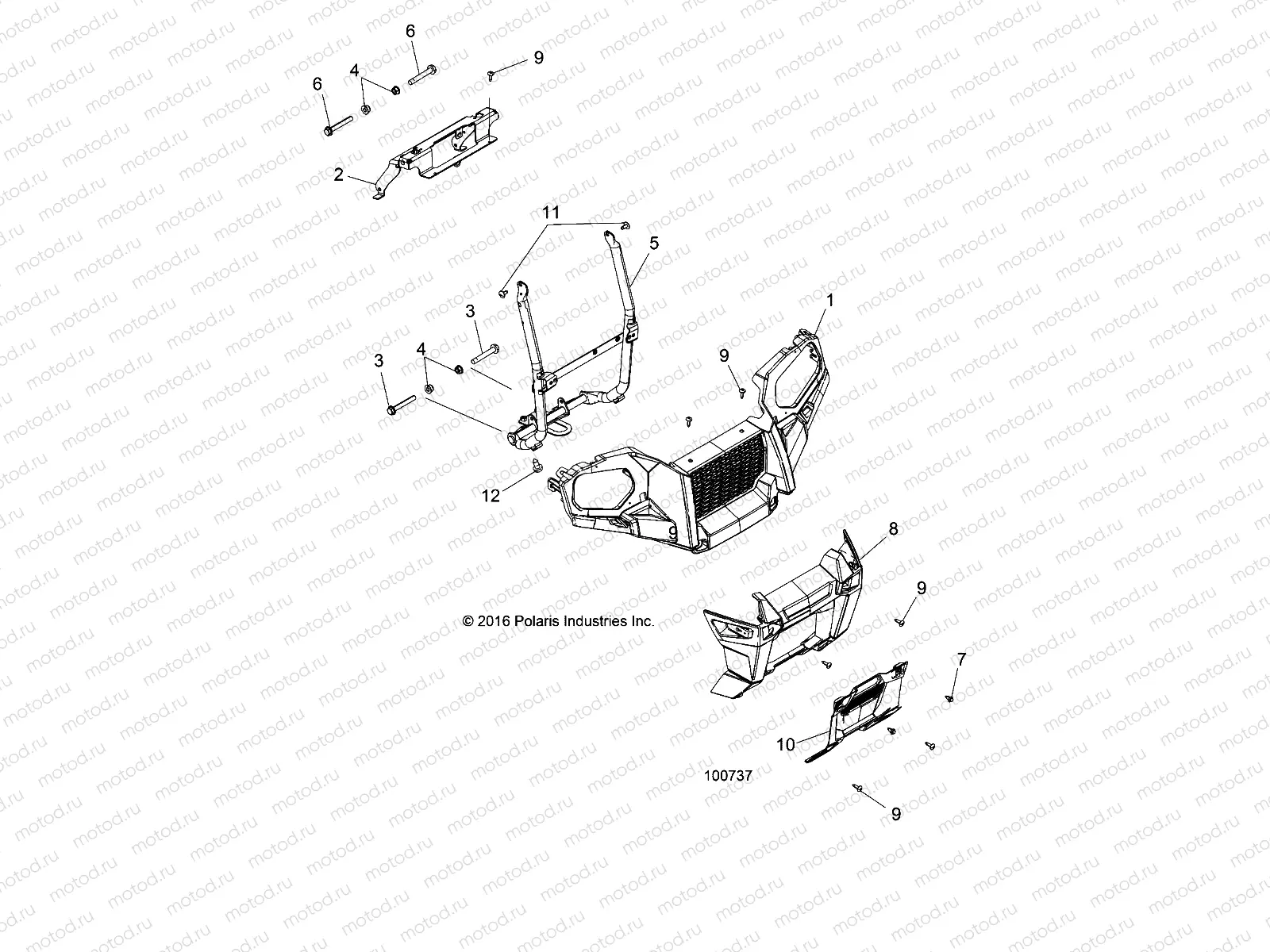 BODY | BODY, FRONT BUMPER and MOUNTING - A17SDS57C2/E2 (100737)