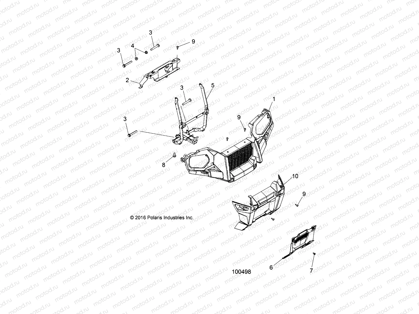 BODY | BODY, FRONT BUMPER and MOUNTING - A18S6S57C1/CL (100498)