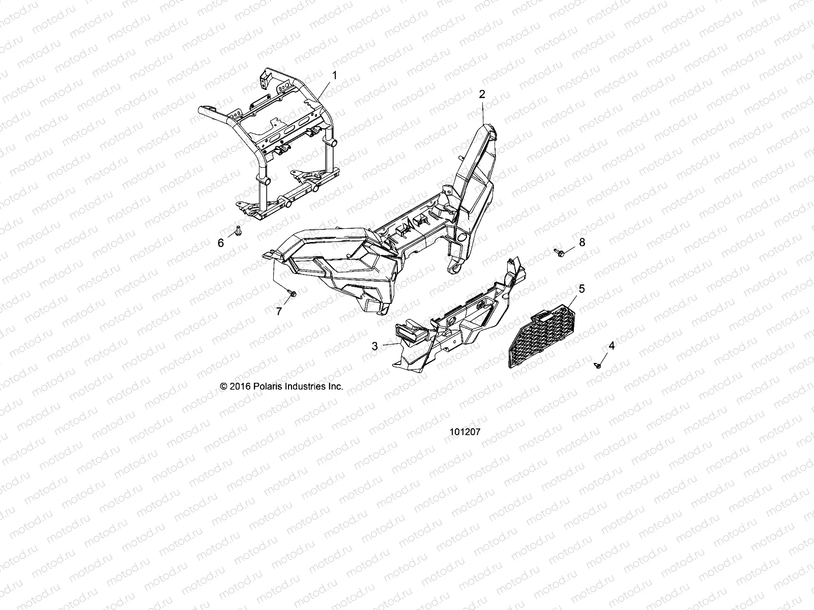 BODY | BODY, FRONT BUMPER and MOUNTING - A19SXS95FR (101207)
