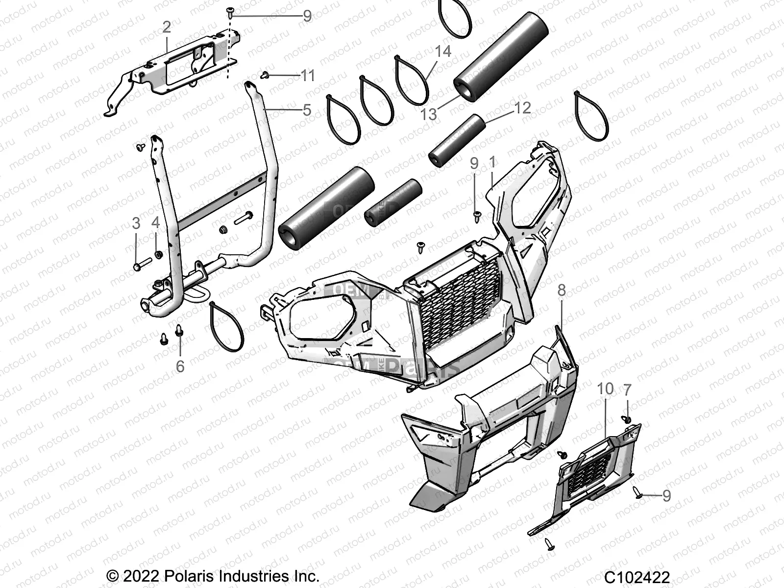 BODY | BODY, FRONT BUMPER and MOUNTING - A22SJS57CX/CL (C102422)