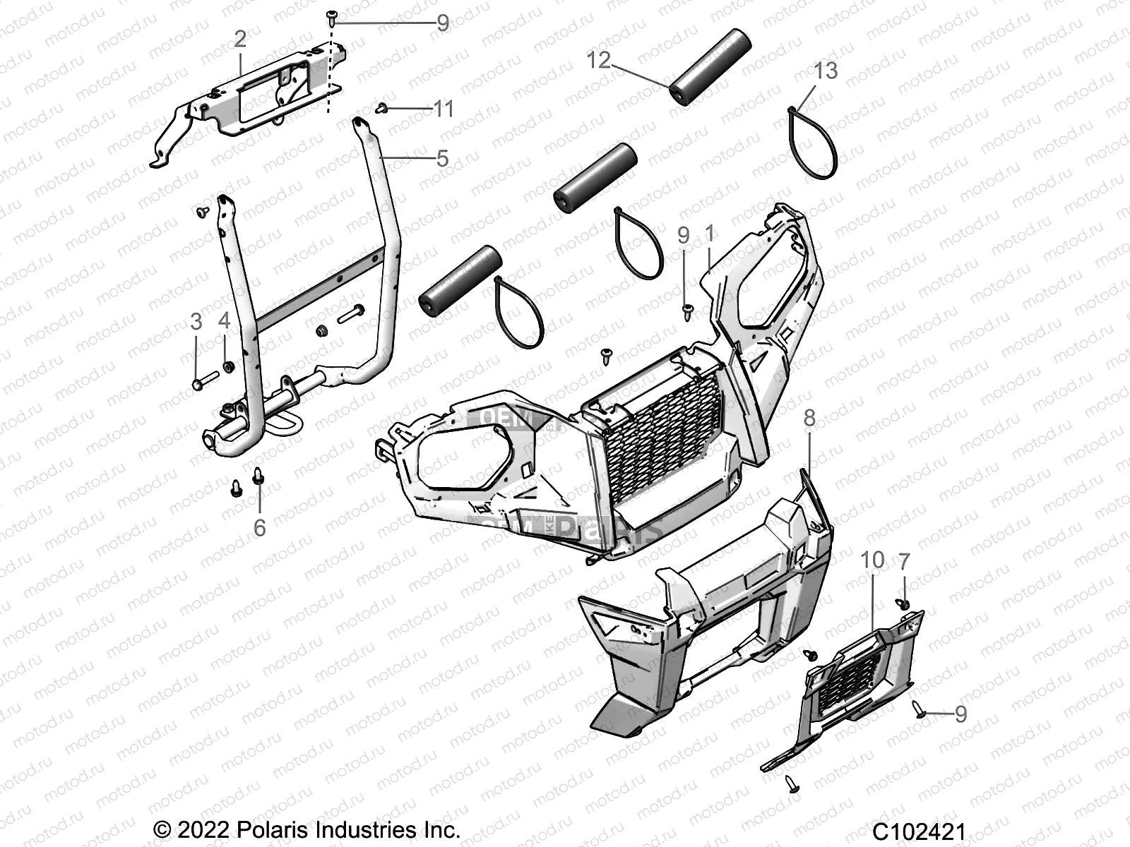 BODY | BODY, FRONT BUMPER and MOUNTING - A23SWE57F1/S57C1/C2 (C102421)