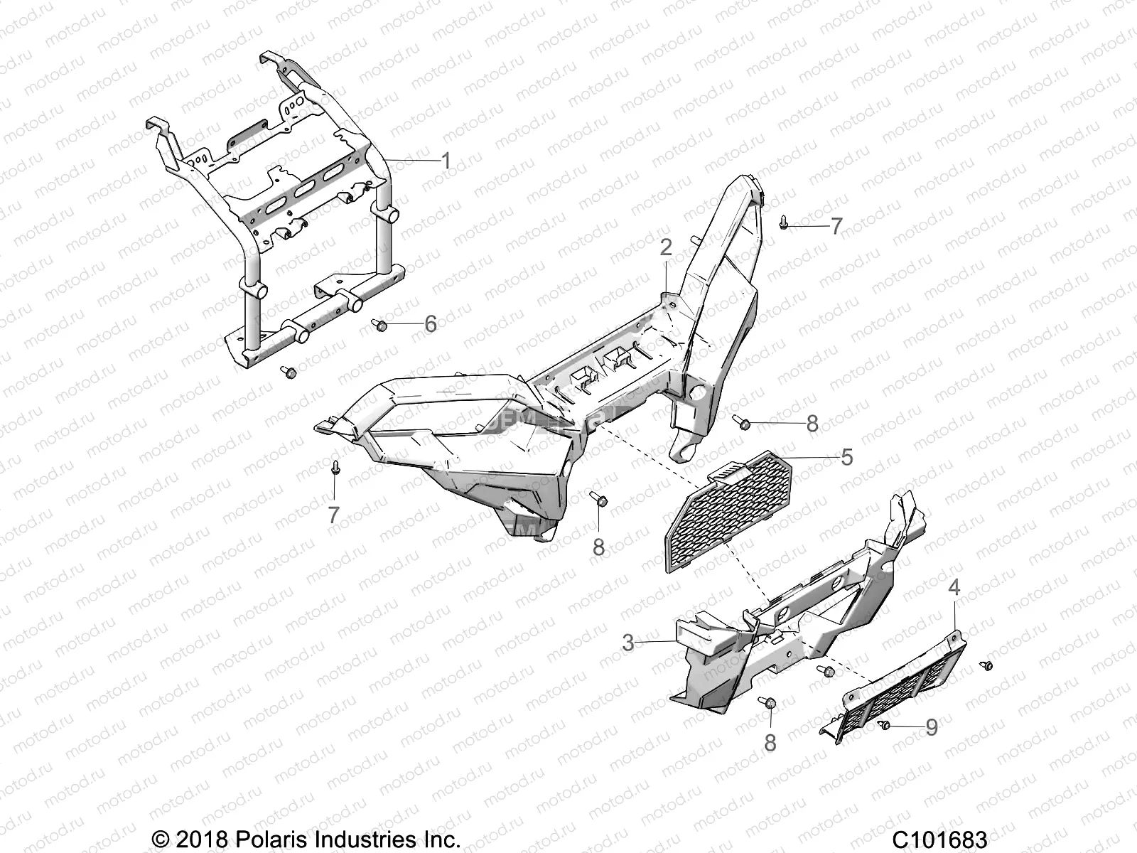 BODY | BODY, FRONT BUMPER and MOUNTING -  A23SXA85A6/A1/EA9/AG/AM (C101683)