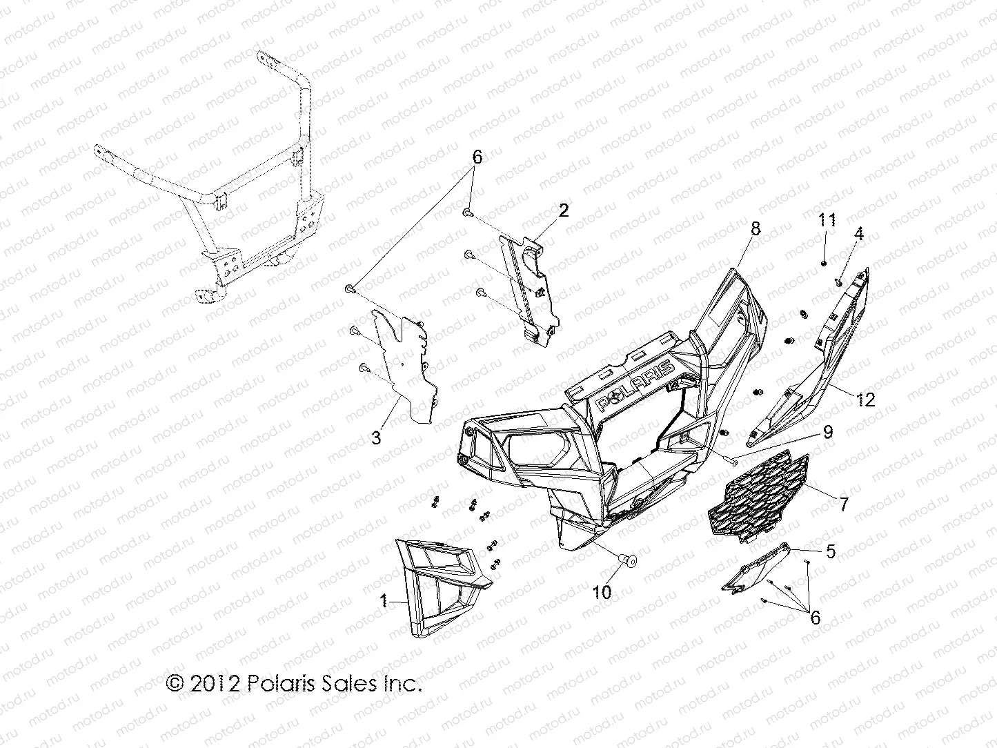 BODY | BODY, FRONT BUMPER - R13XT9EAL (49RGRBUMPER13JAGX)