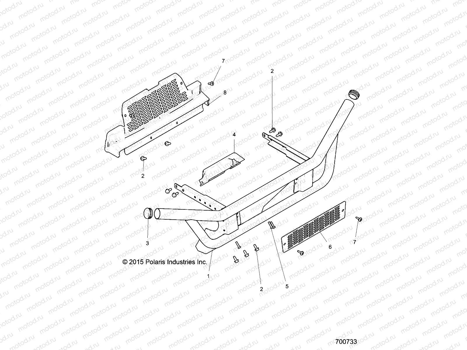 BODY | BODY, FRONT BUMPER - R16RDA57A1/B1 (700733)