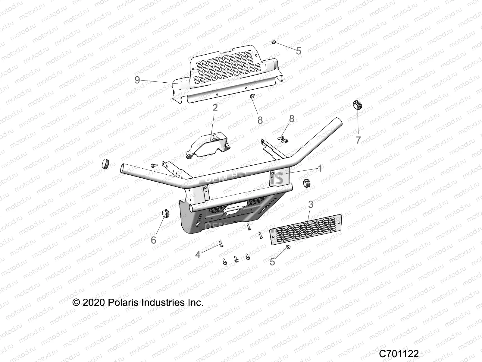 BODY | BODY, FRONT BUMPER - R23CDA57A1 (C701122)