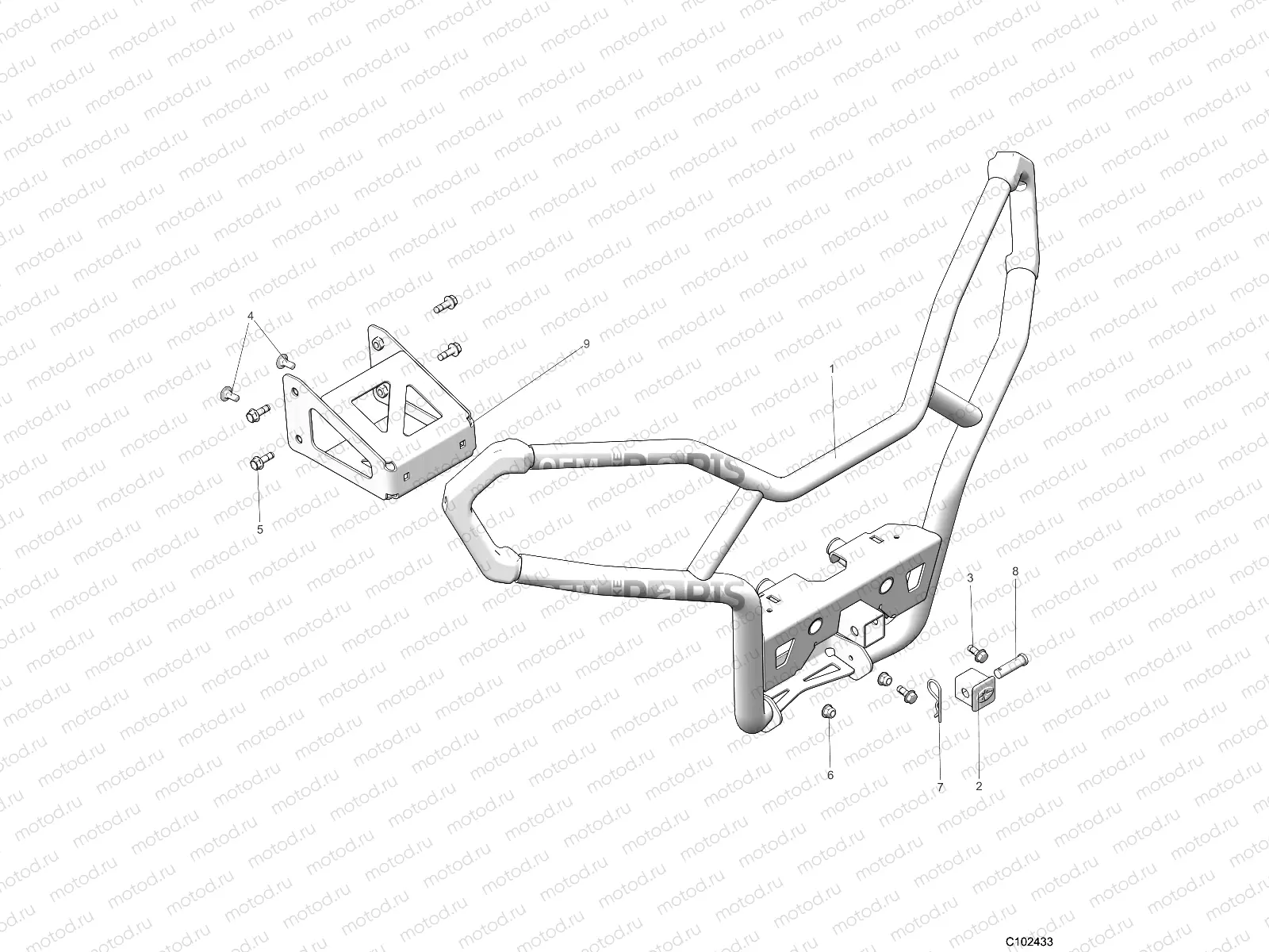 BODY | BODY, FRONT BUMPER UTILITY - A23SEG50B1/B3 (C102433)
