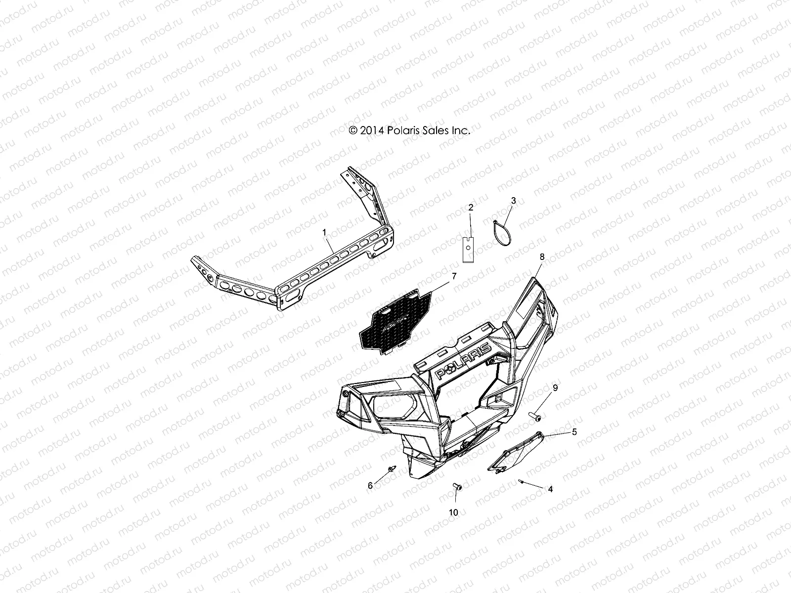 BODY | BODY, FRONT BUMPER - Z15VHA57FJ (49RGRBUMPER15570EU)