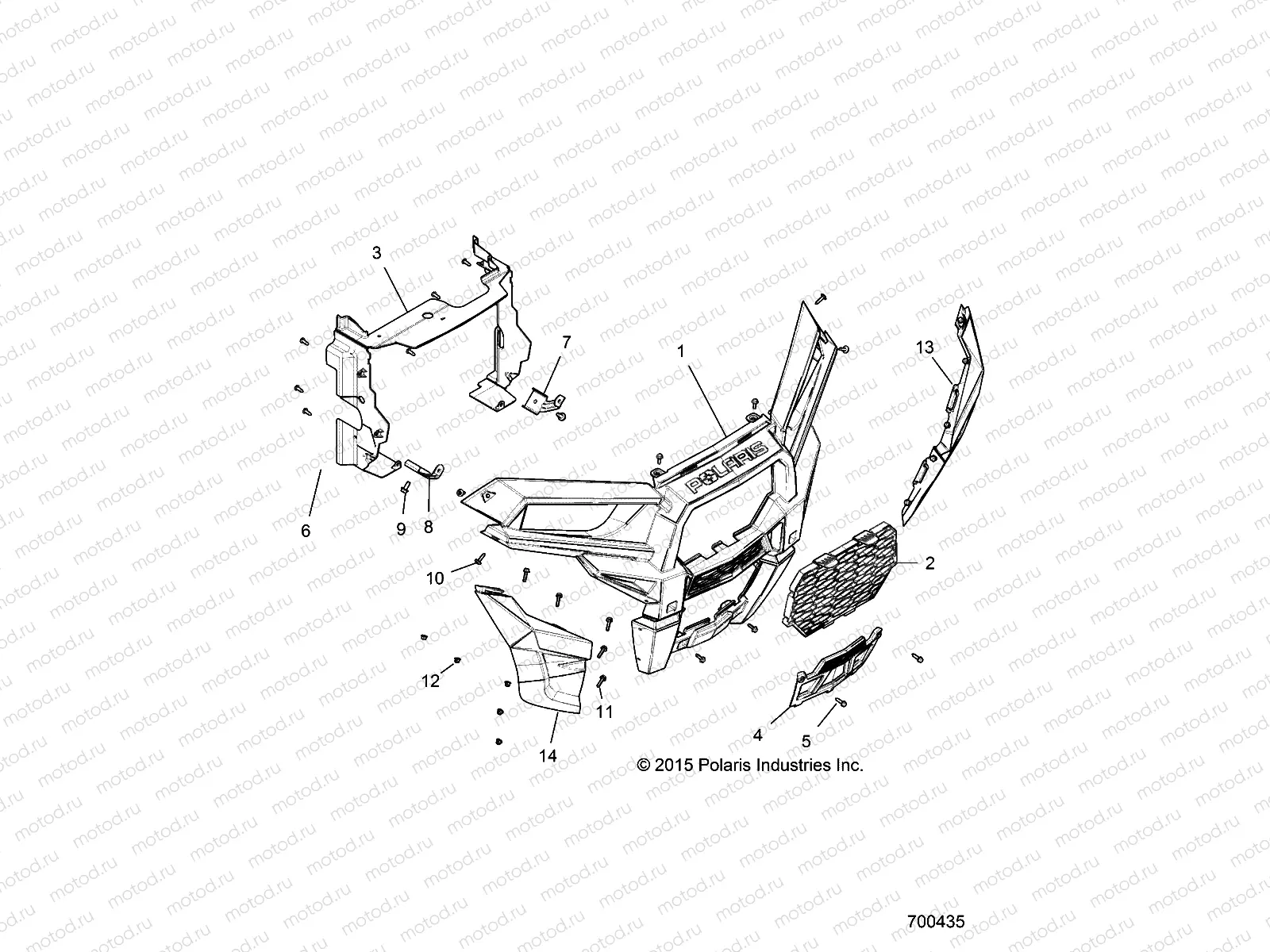 BODY | BODY, FRONT BUMPER - Z16VDE92AE/AH/AV/AS/AW/N8 (700435)