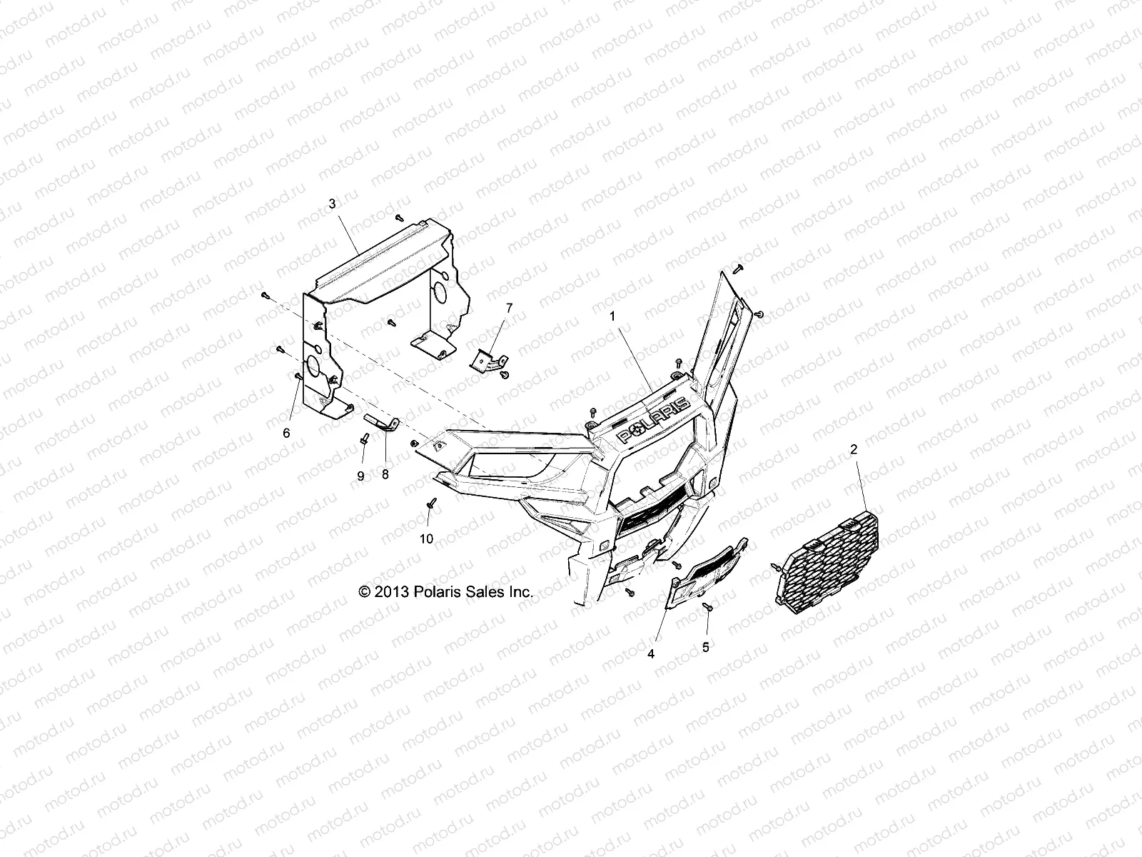 BODY | BODY, FRONT BUMPER - Z18VAA87B2/E87BM/BW (49RGRBUMPER14RZR1000)