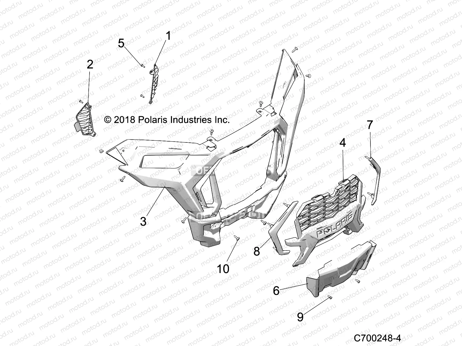 BODY | BODY, FRONT BUMPER - Z20N4E99AC/AL/AN/BC/BL/BN/M99AL/K99AF/AK/BF/BK (C700248-4)