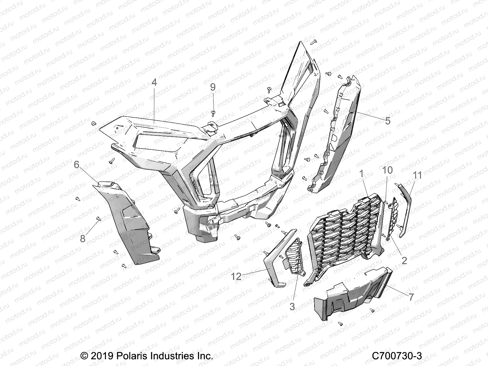 BODY | BODY, FRONT BUMPER - Z20PAE92AC/BC (C700730-3)