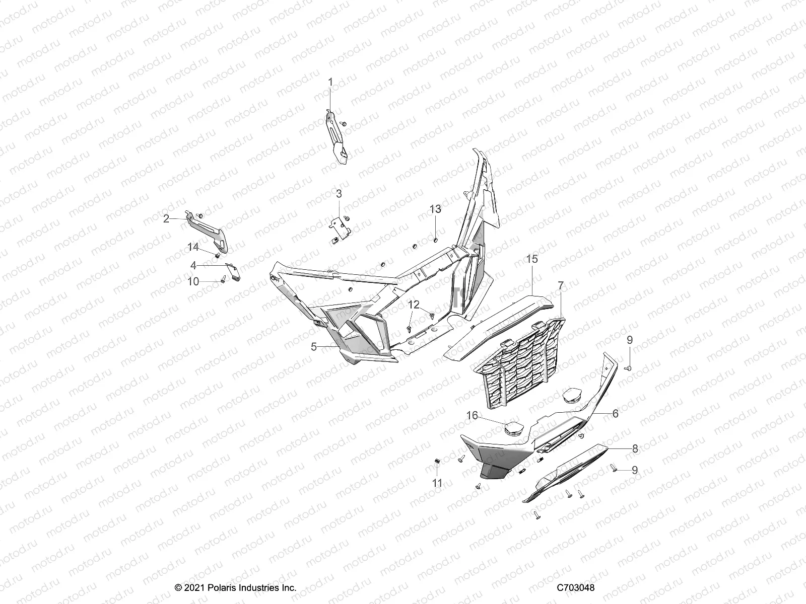 BODY | BODY, FRONT BUMPER - Z22M4E92AD/AG/AJ/BD/BG/BJ (C703048)