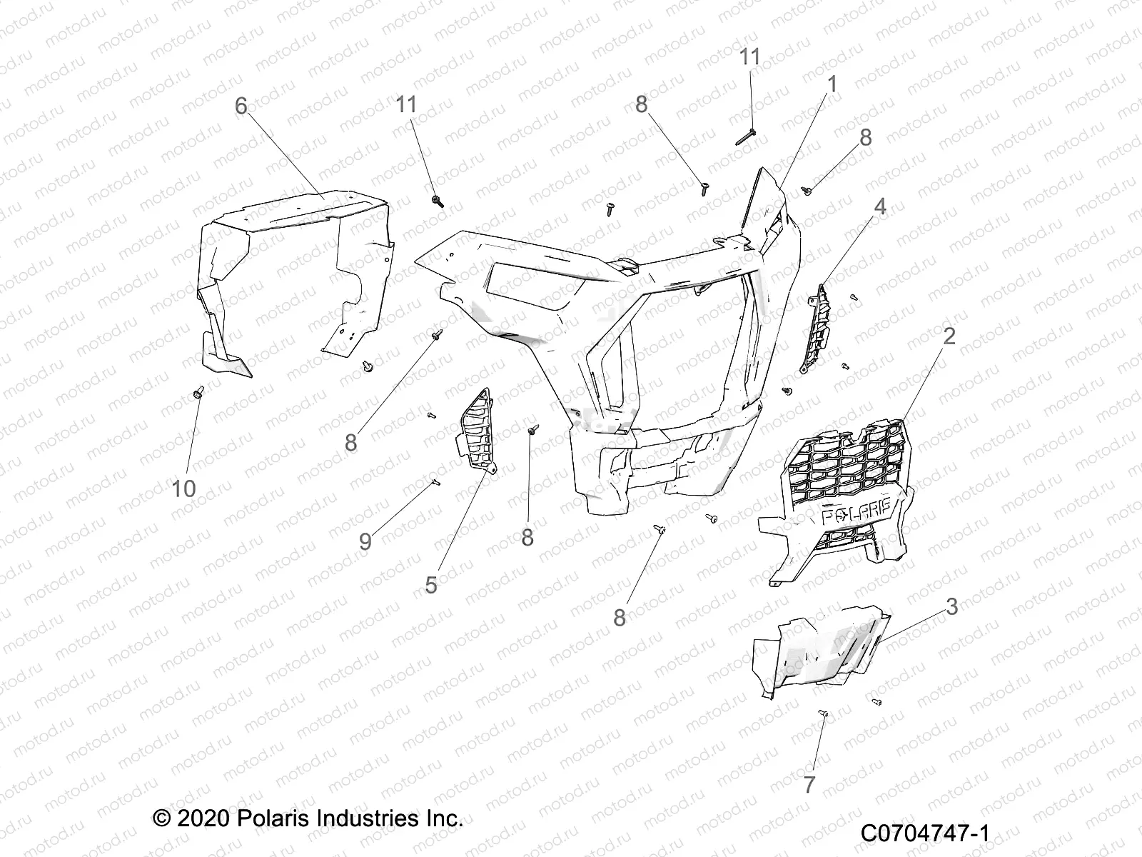 BODY | BODY, FRONT BUMPER - Z23ASE99A4/B4/K99A4(C0704747-1)