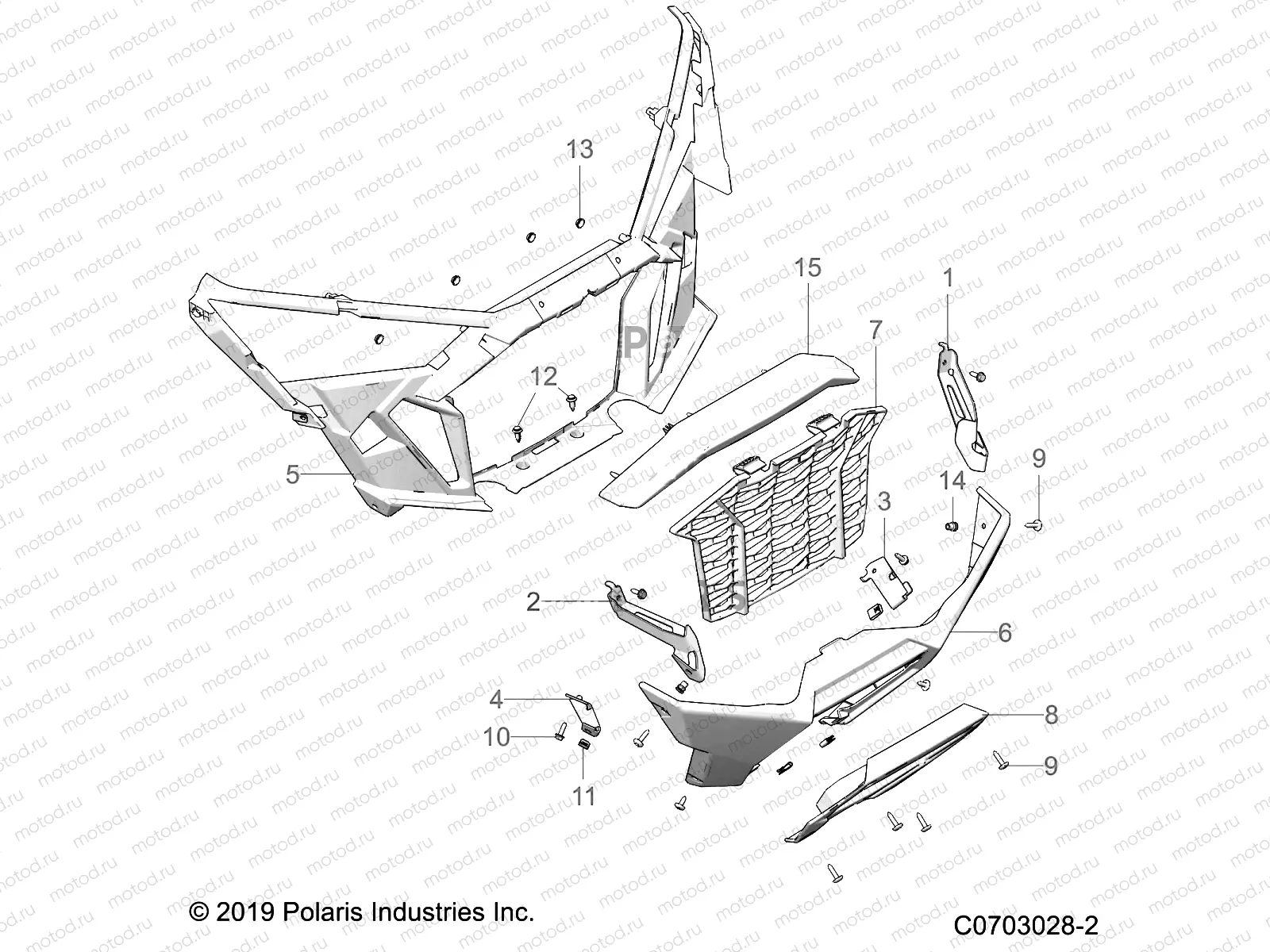 BODY | BODY, FRONT BUMPER - Z23R4E92A/92B (C0703028-2)