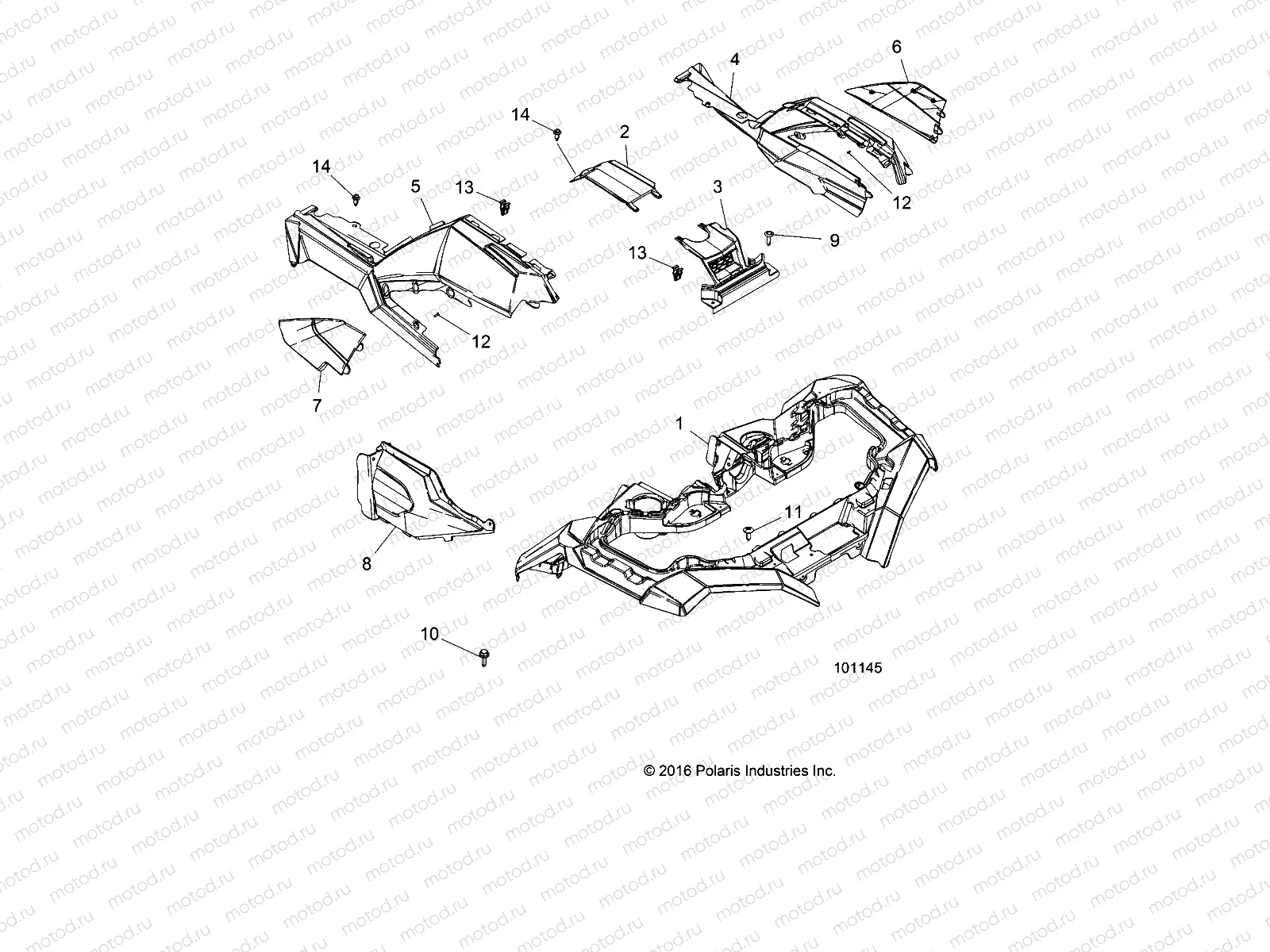 BODY | BODY, FRONT CAB - A18SXS95FR (101145)
