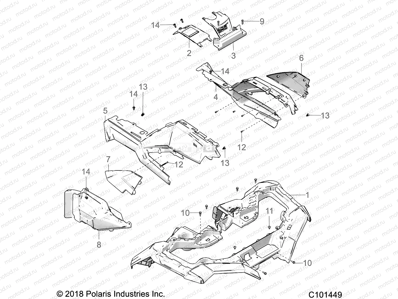 BODY | BODY, FRONT CAB - A19SXA85B1/B4/SXE85BC/B9/ZBJ (C101449)
