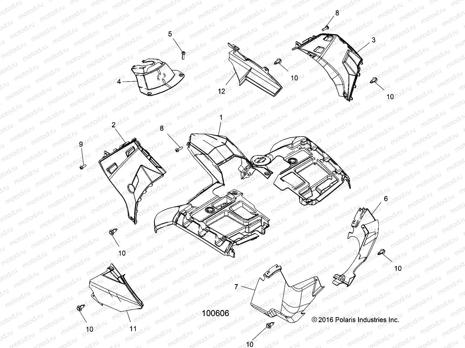 BODY | BODY, FRONT CAB - A20SXM95AL (100606)