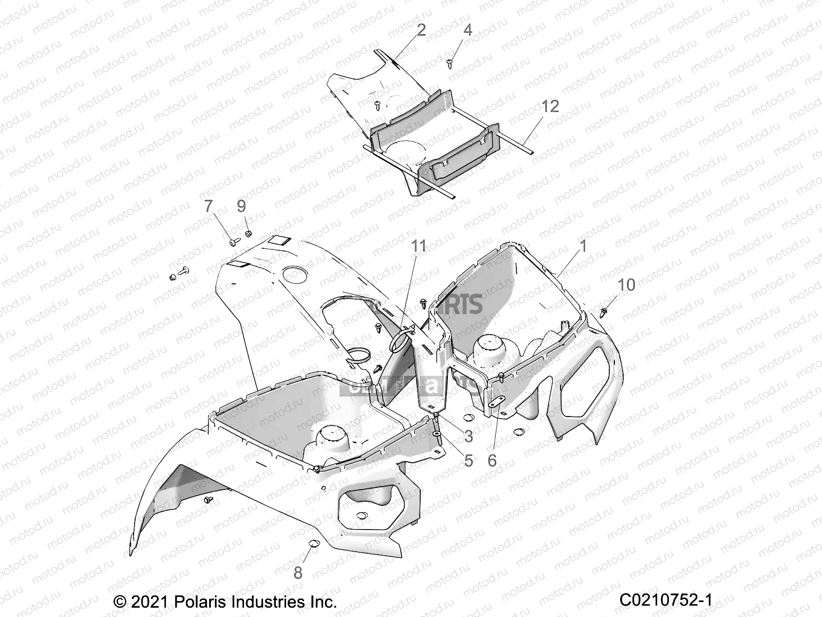 BODY | BODY, FRONT CAB - A22SJE57AX/BX (C0210752-1)