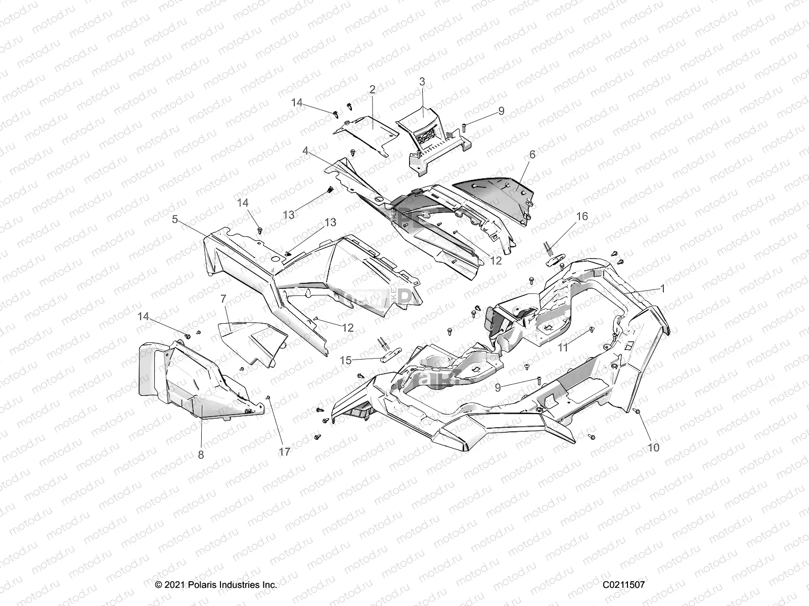 BODY | BODY, FRONT CAB - A22SXZ95AK (C0211507)