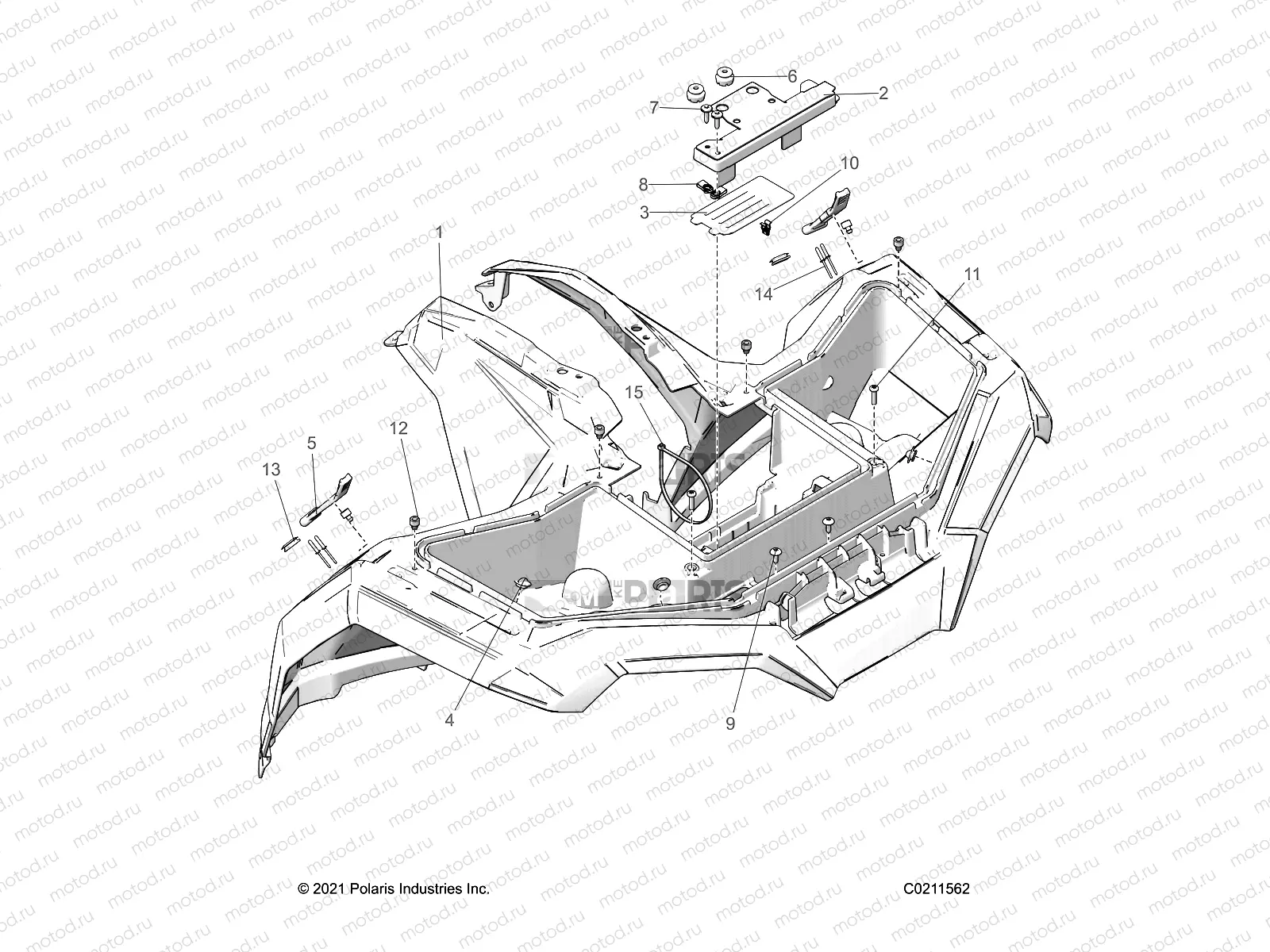 BODY | BODY, FRONT CAB - A23SEA57F1/T57C1/C2/F1 (C0211562)