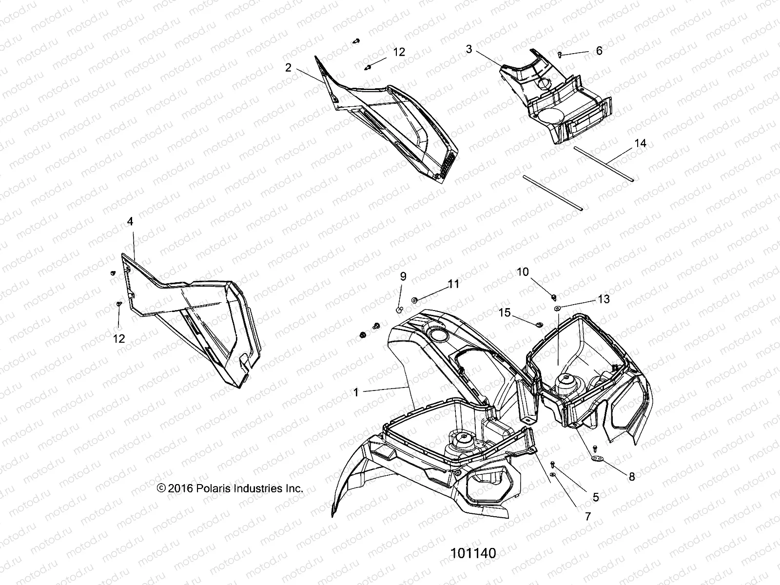 BODY | BODY, FRONT CAB and SIDE PANELS - A17SWS57C1/C2/E1/E2 (101140)