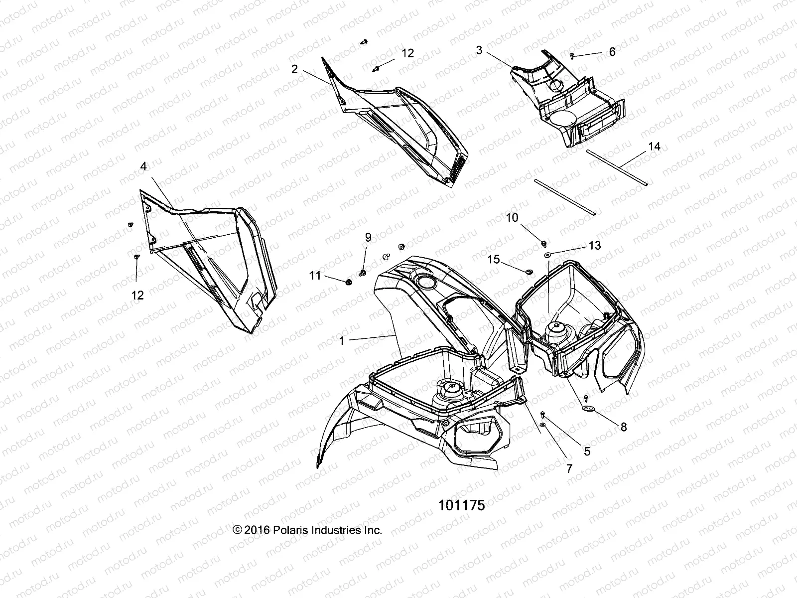 BODY | BODY, FRONT CAB and SIDE PANELS - A18SEF57N5