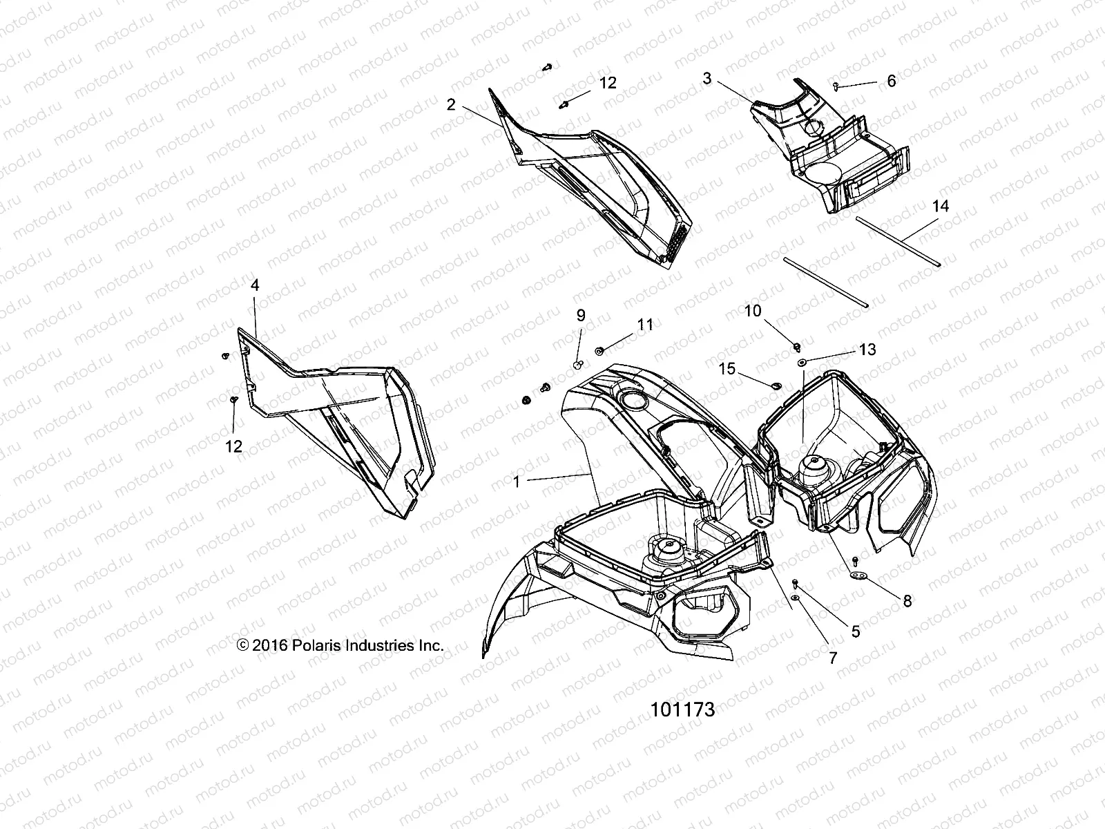 BODY | BODY, FRONT CAB and SIDE PANELS - A19SUE57D5 (101173)