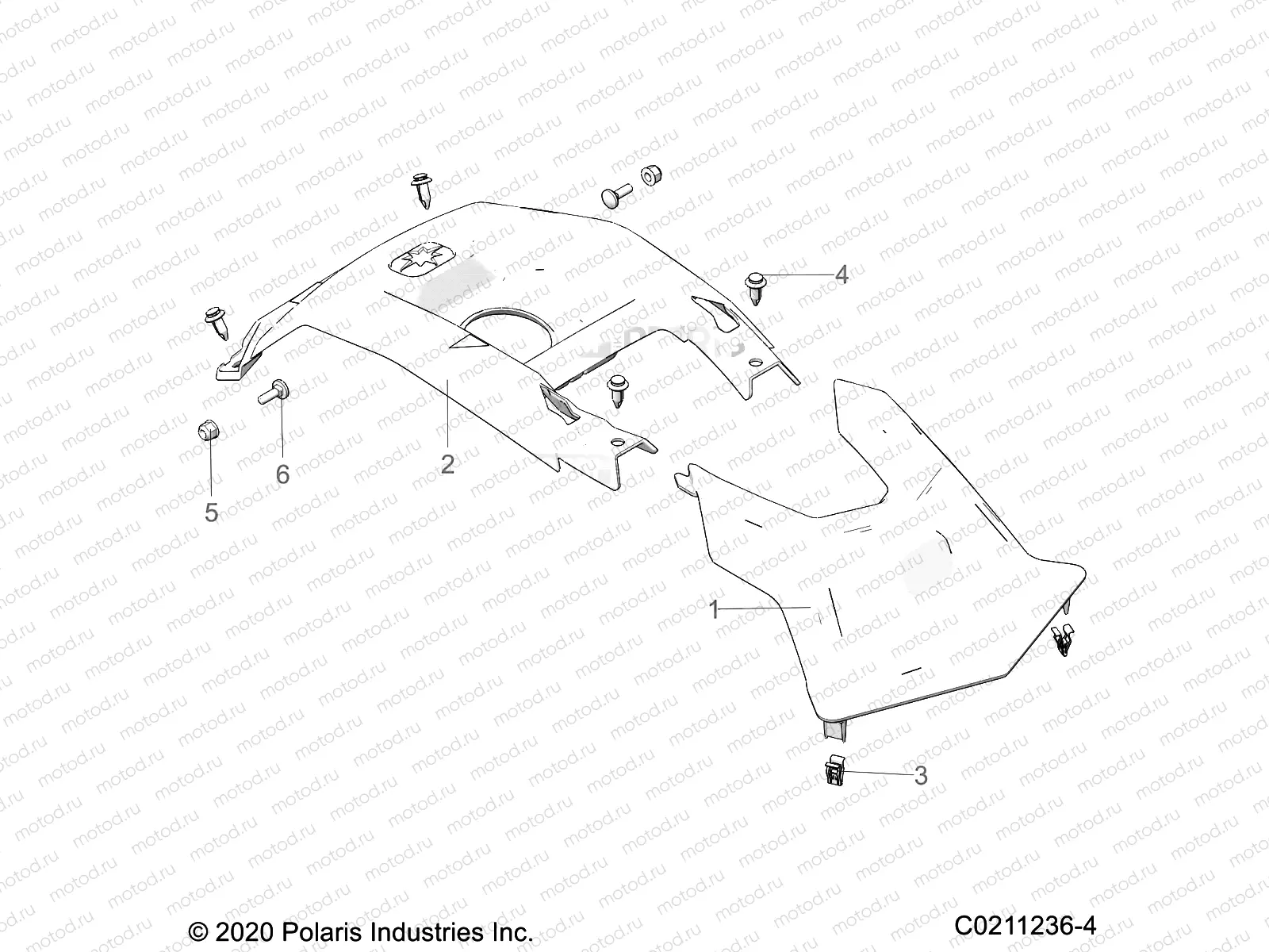BODY | BODY, FRONT COVER - A21SEE57F1/F57C1/F1/S57C1/C2/C5/C9/CK/F1/F2/FK (C0211236-4)