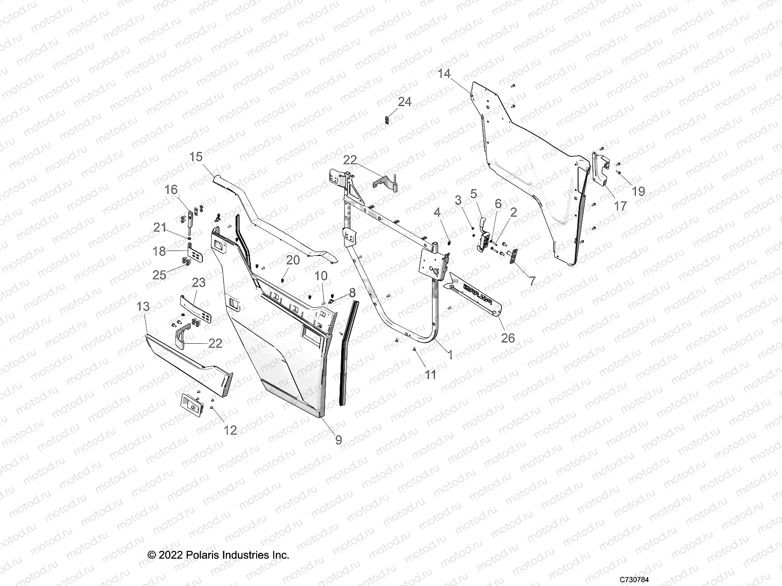 BODY | BODY, FRONT DOORS - R22RRM99AG (C730784)