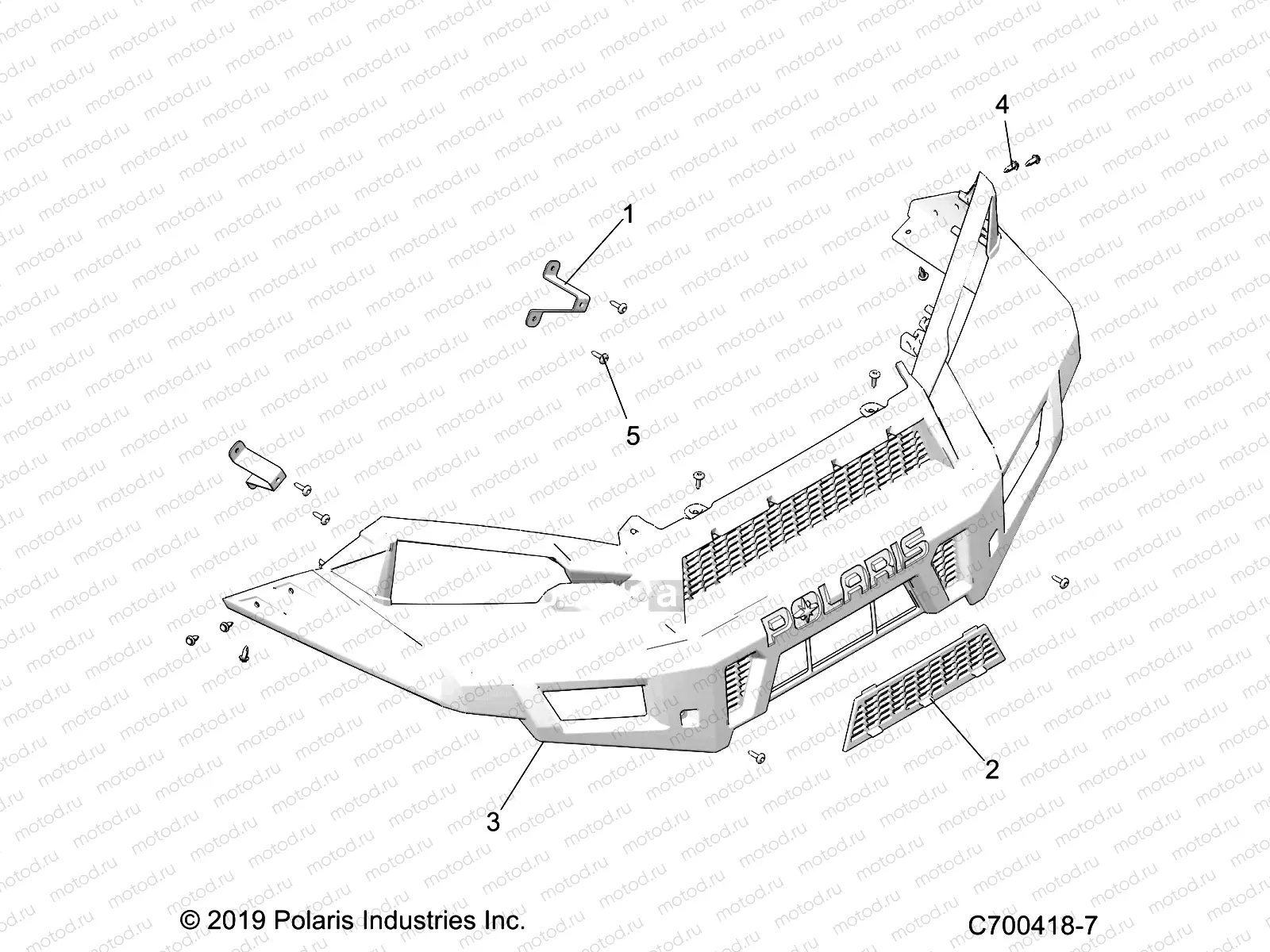 BODY | BODY, FRONT FACIA - D20BBPD4B4/APD4B4 (C700418-7)