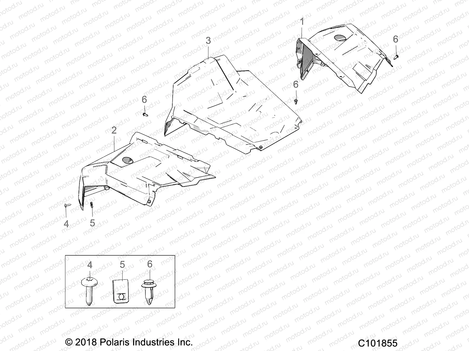 BODY | BODY, FRONT FENDERS - A20HAB15N2 (C101855)