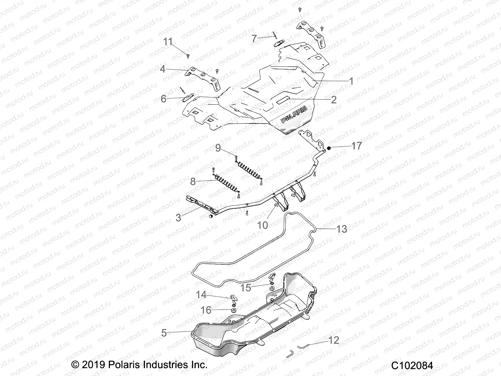 BODY | BODY, FRONT RACK - A21SLE95FG/S95CG/S95FG (C102084)