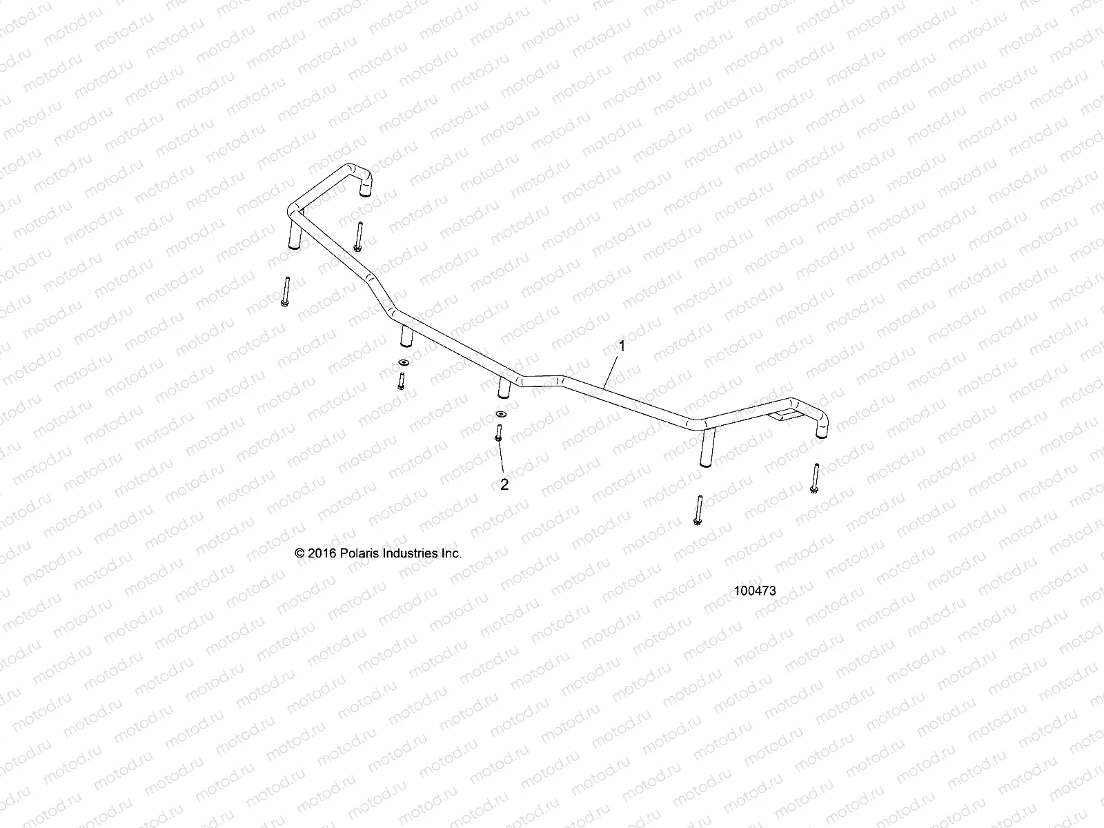 BODY | BODY, FRONT RACK EXTENDER - A17S6S57C1/CM