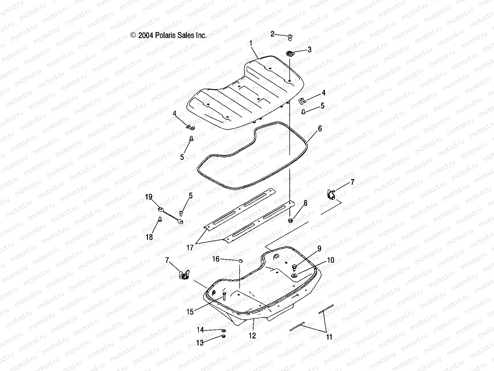 BODY | BODY, FRONT STORAGE - A08CL50AA (4995169516A12)