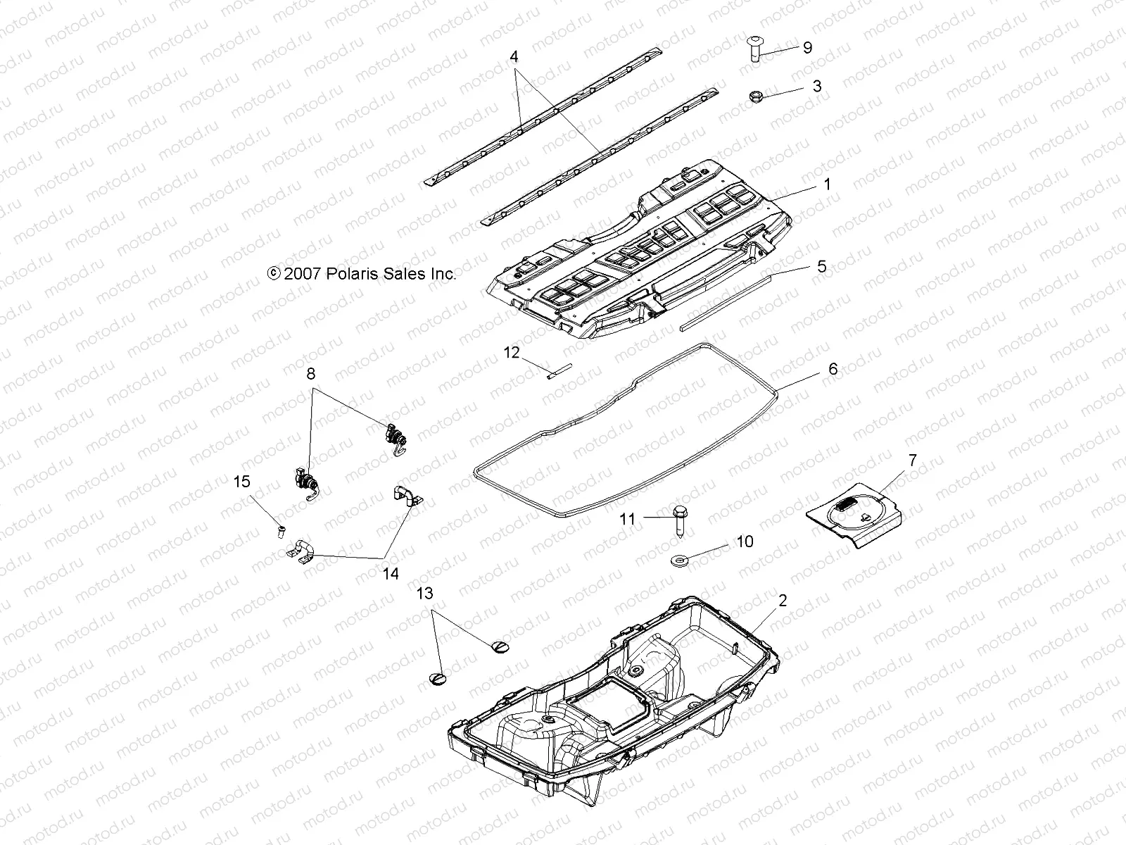BODY | BODY, FRONT STORAGE BOX - A08TN50AT/AX/AZ (49ATVSTORAGE08SP500)