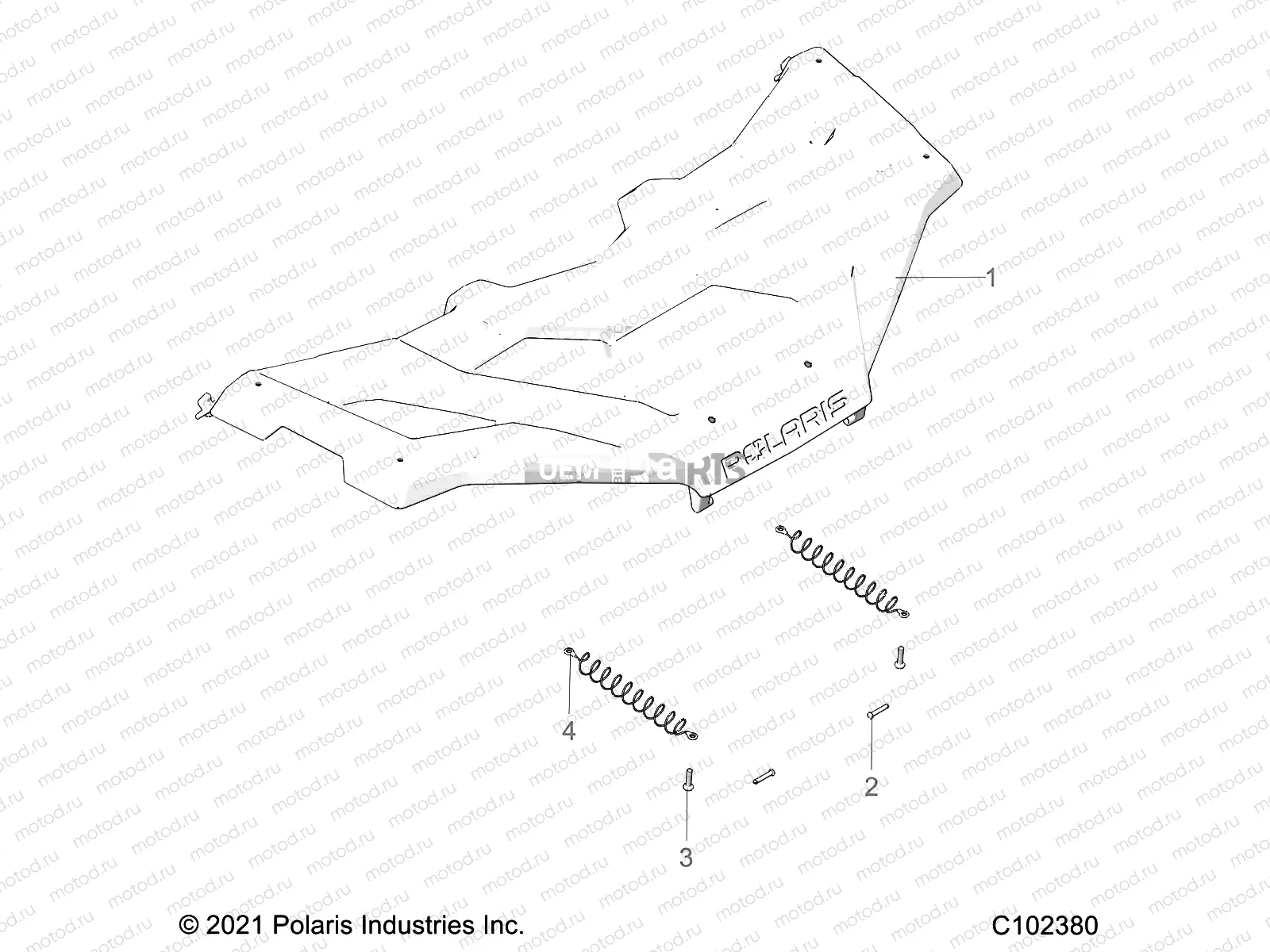 BODY | BODY, FRONT STORAGE COVER - A23SHE57AL/AS (C102380)