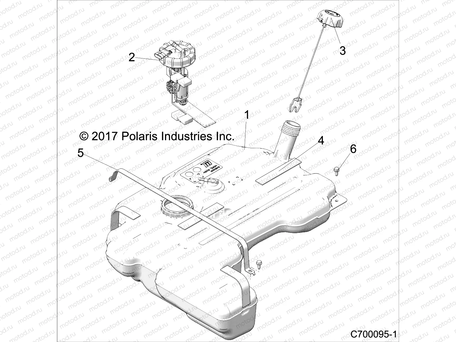 BODY | BODY, FUEL COMMON TANK - Z22S1E99AL/BL (C700095-1)