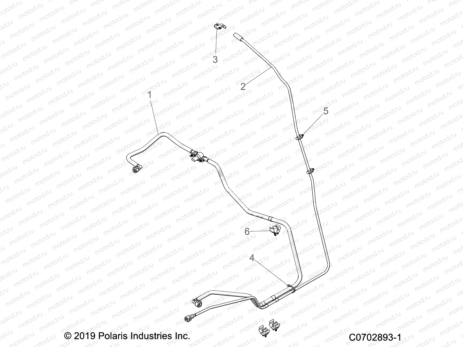 BODY | BODY, FUEL LINES, STD. - Z21RADU92AN (C0702893-1)