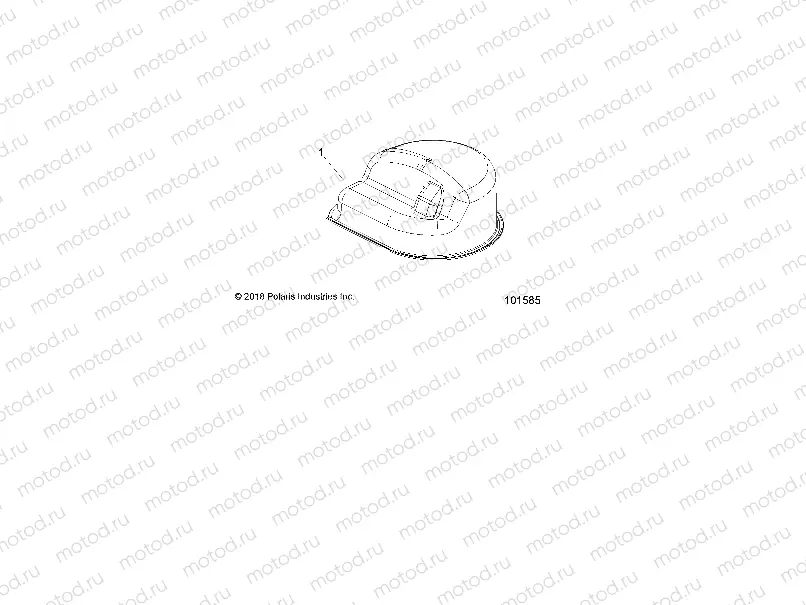 BODY | BODY, FUEL PUMP COVER - A18DAE57B2 (101585)