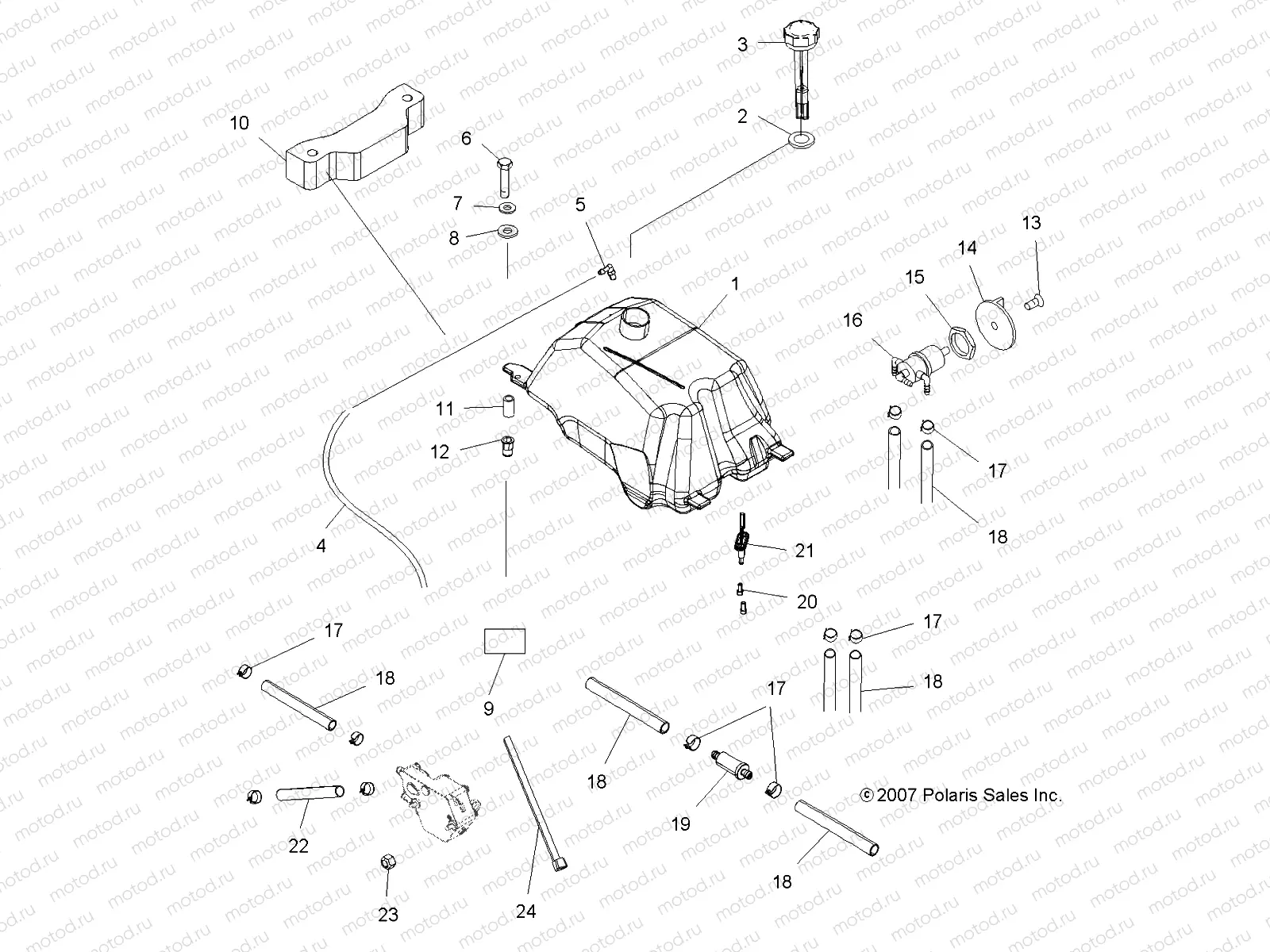 BODY | BODY, FUEL SYSTEM - A09BA32AA (49ATVFUEL08TB)