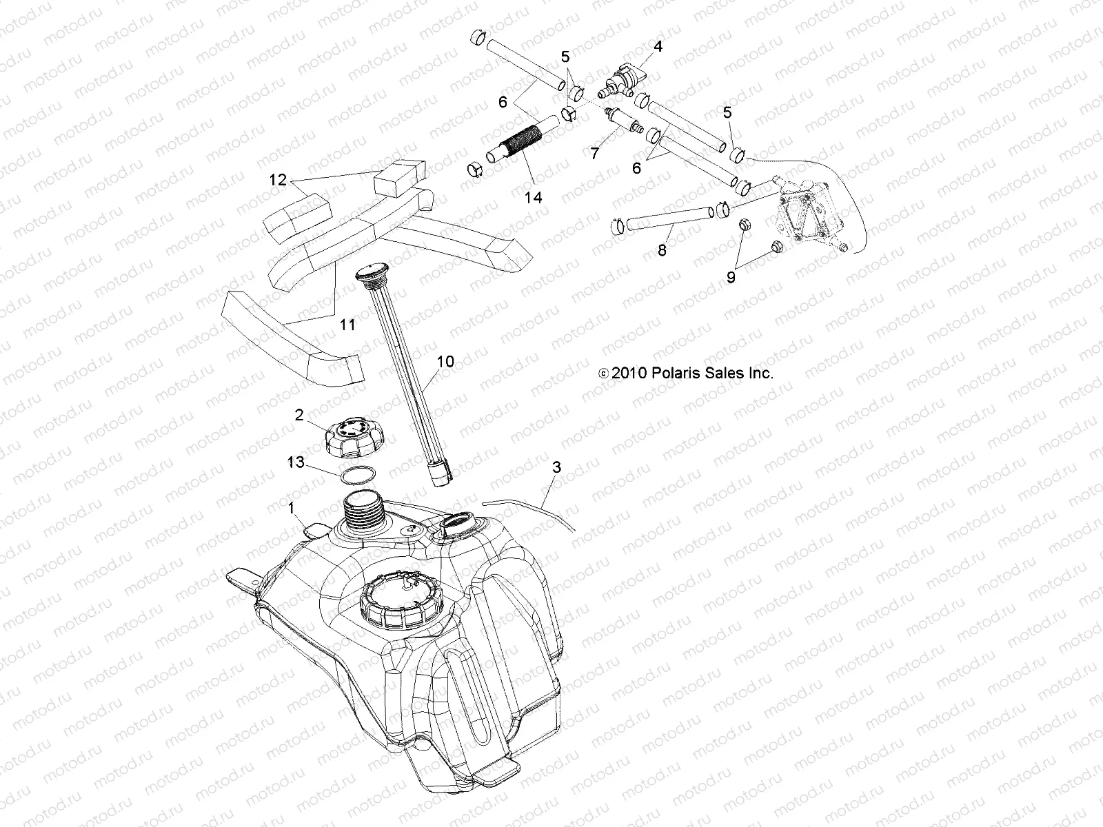 BODY | BODY, FUEL SYSTEM - A11NA32AA (49ATVFUEL11TBLZR)