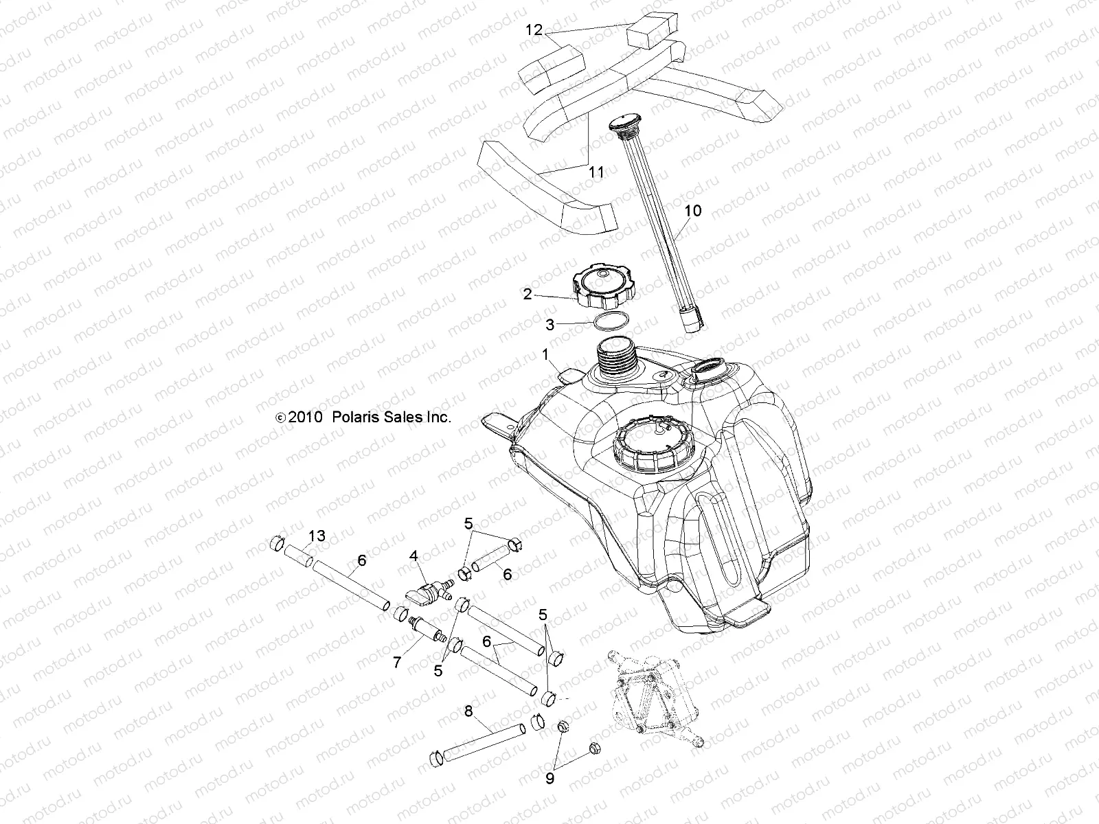 BODY | BODY, FUEL SYSTEM - A11NA32FA (49ATVFUEL11BOSSI)