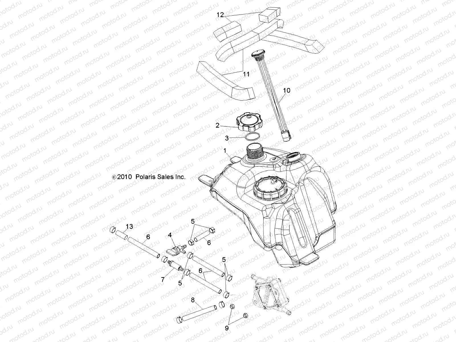 BODY | BODY, FUEL SYSTEM - A11NG50FA (49ATVFUEL11SCRAMI)