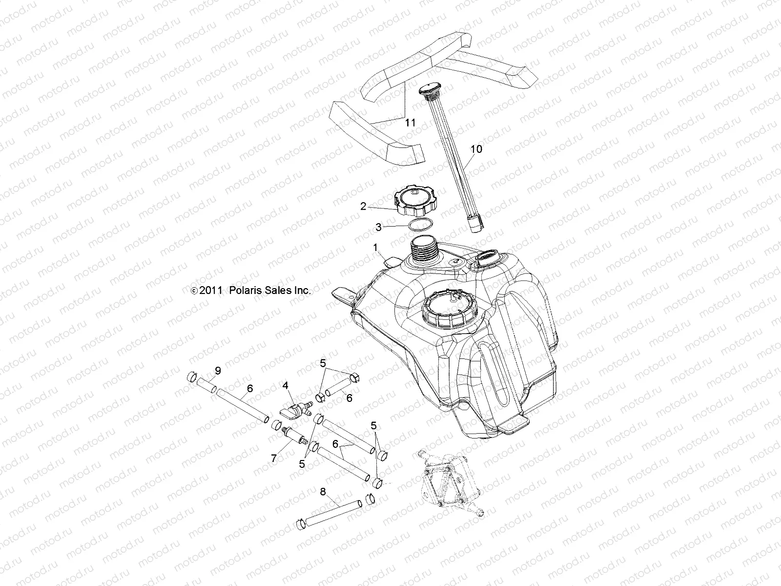 BODY | BODY, FUEL SYSTEM - A12NA32FA (49ATVFUEL12BOSSI)